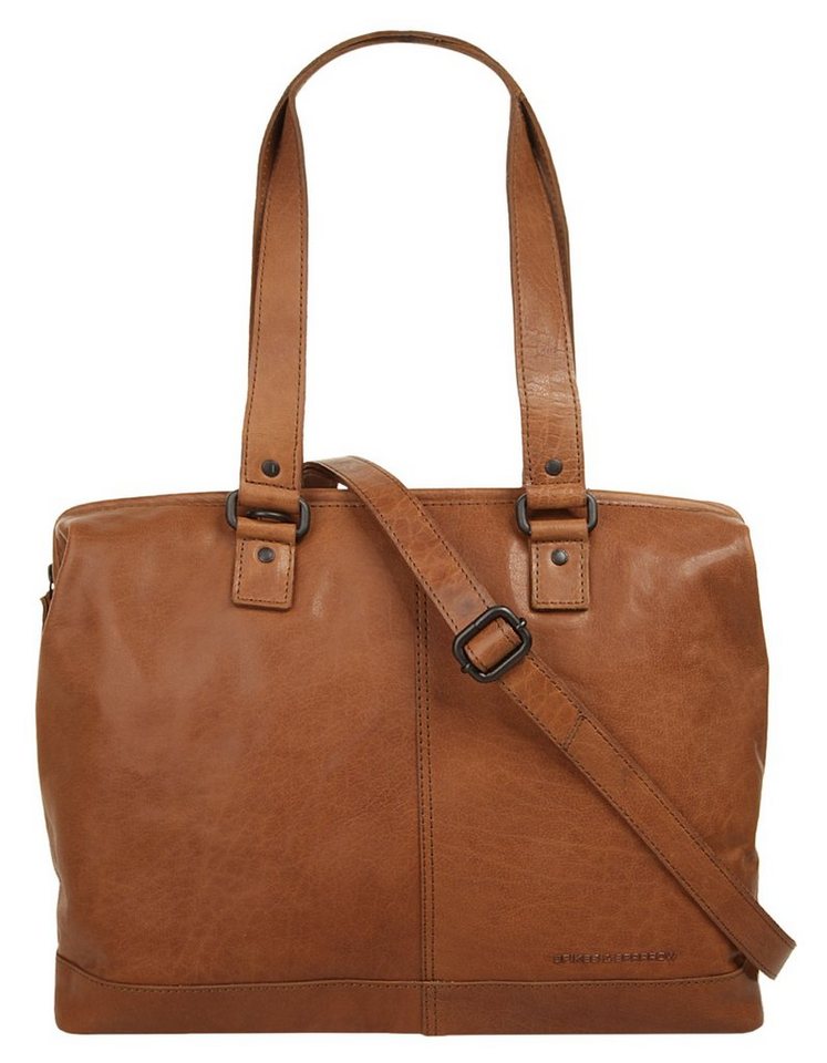 Spikes & Sparrow Shopper LAPTOP SHOULDERBAG, echt Leder von Spikes & Sparrow