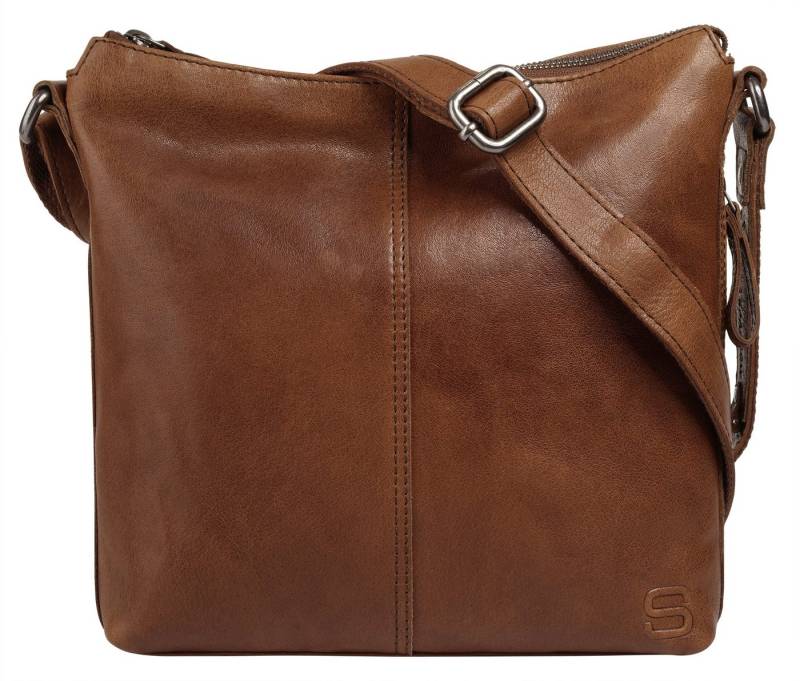 Spikes & Sparrow Umhängetasche, echt Leder von Spikes & Sparrow