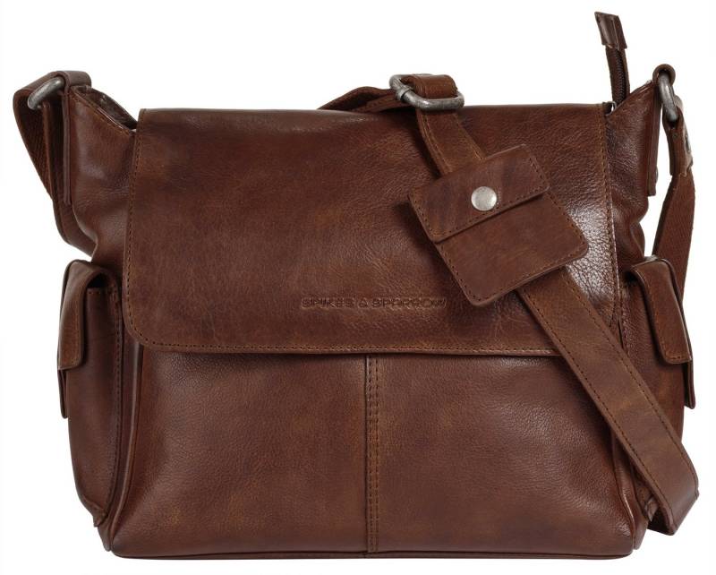 Spikes & Sparrow Umhängetasche, echt Leder von Spikes & Sparrow