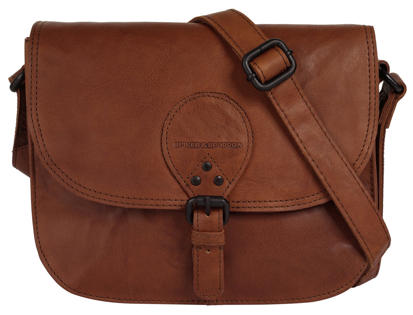 Spikes & Sparrow Umhängetasche, echt Leder von Spikes & Sparrow