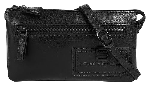Spikes & Sparrow Umhängetasche CROSS BODY MINI echt Leder Damen | Leichte Mini-Bag für Unterwegs | Crossbody für City | Kleine Handtasche mit Reißverschluss | 021816 von Spikes & Sparrow