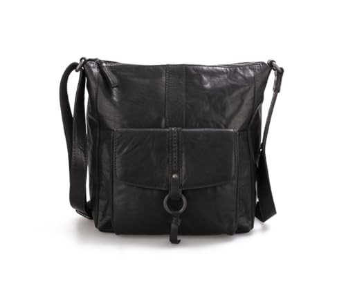 Spikes & Sparrow Leder Crossover Sierra, Schwarz von Spikes & Sparrow