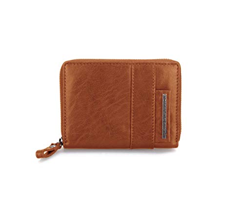 Spikes & Sparrow kleine Geldbörse im Querformat RFID Echt Leder Damen | Kompaktes Design | RFID-Geschützt | Mini Portemonnaie mit Münzfach & Außenfach | 020538 von Spikes & Sparrow