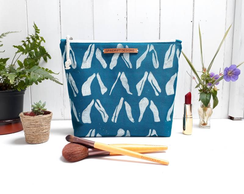 Große Make-Up-Tasche/Große Reißverschluss-Tasche Waschtasche | Groß Kosmetiktasche Reisetasche Große Make-Up-Tasche/Große Reißverschluss-Tasche Waschtasche | Groß Kosmetiktasche Reisetasche von SpindriftDesignsShop