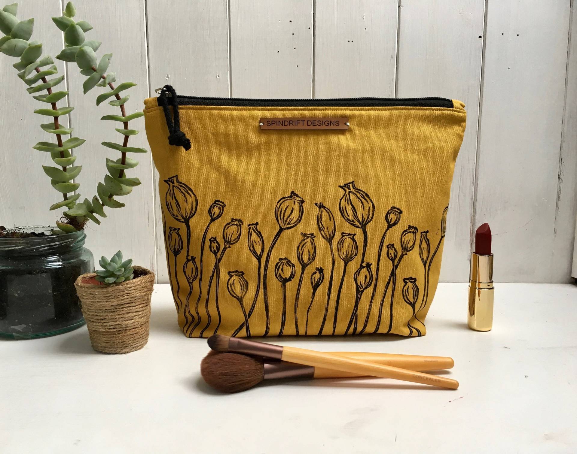Große Schminktasche/Reissverschlusstasche Waschtasche | Large Kosmetiktasche Reise-Täschchen/Reißverschlusstasche Große Schminktasche/Reissverschlusstasche Waschtasche | Large Kosmetiktasche Reise-Täschchen/Reißverschlusstasche von SpindriftDesignsShop