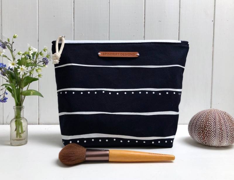 Großes Kosmetiktäschchen/Kulturbeutel Kosmetiktasche Reisetäschchen Großes Kosmetiktäschchen/Kulturbeutel Kosmetiktasche Reisetäschchen von SpindriftDesignsShop