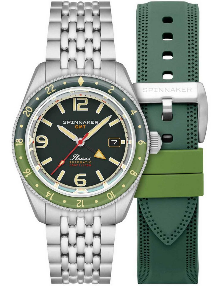 Spinnaker Automatikuhr Spinnaker SP-5120-44 Herrenuhr Fleuss GMT Automatik Set 43mm 15ATM Spinnaker SP-5120-44 Herrenuhr Fleuss GMT Automatik Set 43mm 15ATM von Spinnaker
