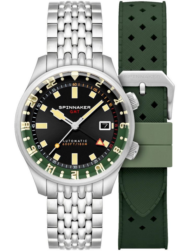 Spinnaker Automatikuhr Spinnaker SP-5121-44 Herrenuhr Bradner GMT Automatik 42mm 18ATM Spinnaker SP-5121-44 Herrenuhr Bradner GMT Automatik 42mm 18ATM von Spinnaker