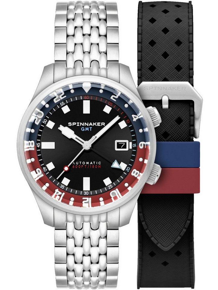 Spinnaker Automatikuhr Spinnaker SP-5121-55 Herrenuhr Bradner GMT Automatik 42mm 18ATM Spinnaker SP-5121-55 Herrenuhr Bradner GMT Automatik 42mm 18ATM von Spinnaker