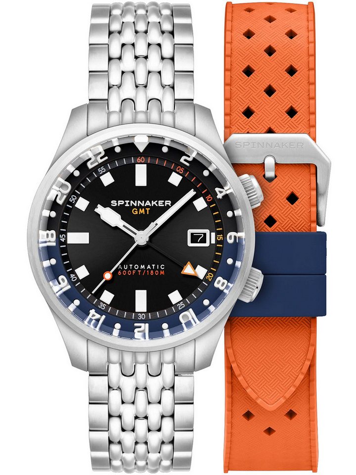 Spinnaker Automatikuhr Spinnaker SP-5121-66 Herrenuhr Bradner GMT Automatik 42mm 18ATM Spinnaker SP-5121-66 Herrenuhr Bradner GMT Automatik 42mm 18ATM von Spinnaker