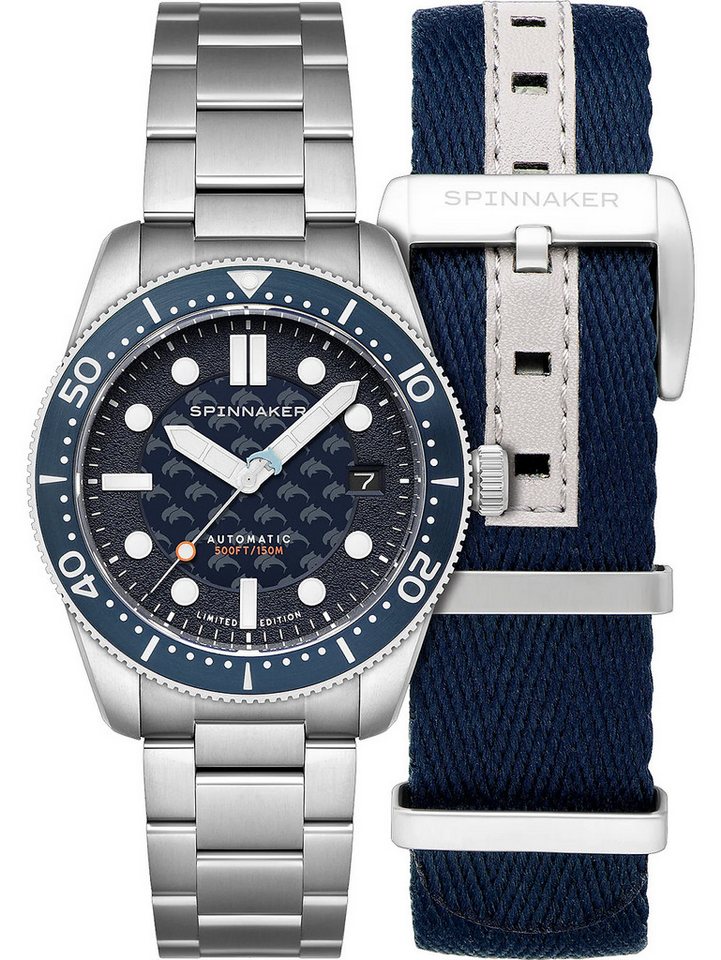 Spinnaker Automatikuhr Spinnaker SP-5129-11 Herrenuhr Croft Mid-Size Automatik Ltd Dolphin Pr Spinnaker SP-5129-11 Herrenuhr Croft Mid-Size Automatik Ltd Dolphin Project von Spinnaker