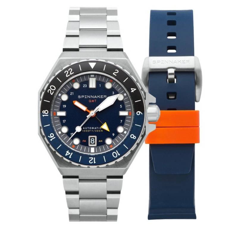 Spinnaker Taucheruhr Spinnaker SP-5119-22 Dumas Automatik GMT Herrenuhr von Spinnaker