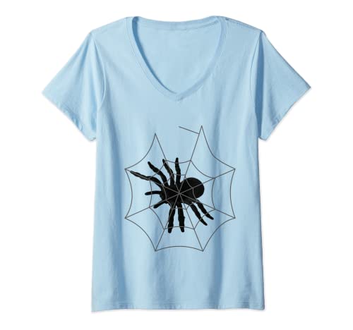 Damen Spinnennetz Spinne T-Shirt kriechen Insekte Sprüche Geschenk T-Shirt mit V-Ausschnitt Damen Spinnennetz Spinne T-Shirt kriechen Insekte Sprüche Geschenk T-Shirt mit V-Ausschnitt von Spinne kriechen Insekte T-Shirt Geschenk Spinnen