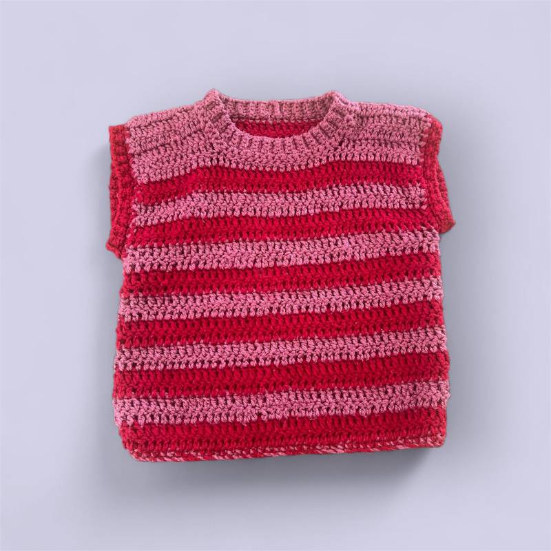 Handgestrickte Weste - Weich & Bequem von SpinnennetzWolle