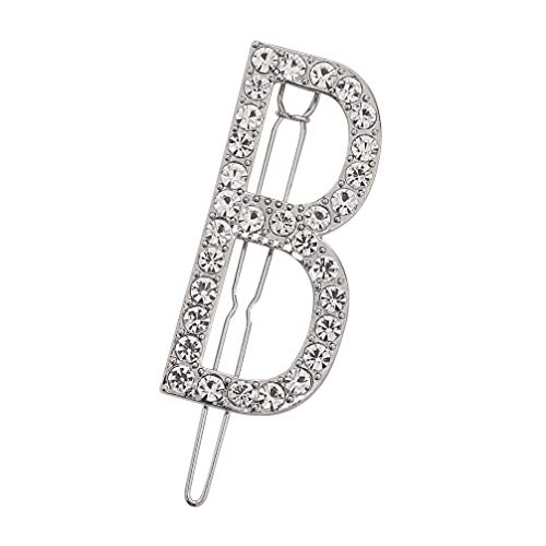 Spinningdaisy Haarnadel mit Initiale Bold Crystal B-Silber Spinningdaisy Haarnadel mit Initiale Bold Crystal B-Silber von Spinningdaisy