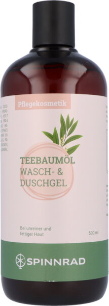 Spinnrad Teebaumöl Wasch- und Duschgel 500 ml von Spinnrad