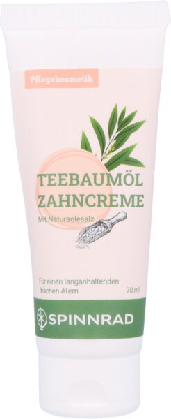 Spinnrad Teebaumöl Zahncreme 70 ml Spinnrad Teebaumöl Zahncreme 70 ml von Spinnrad