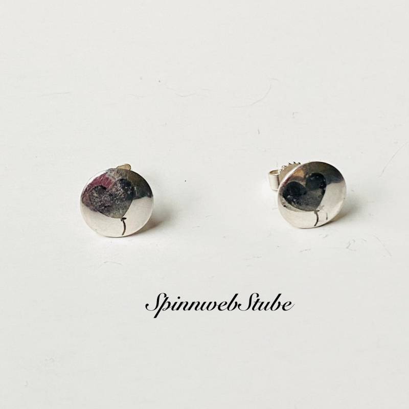 Ohrstecker Aus Silber „Herzluftballon" von SpinnwebStube