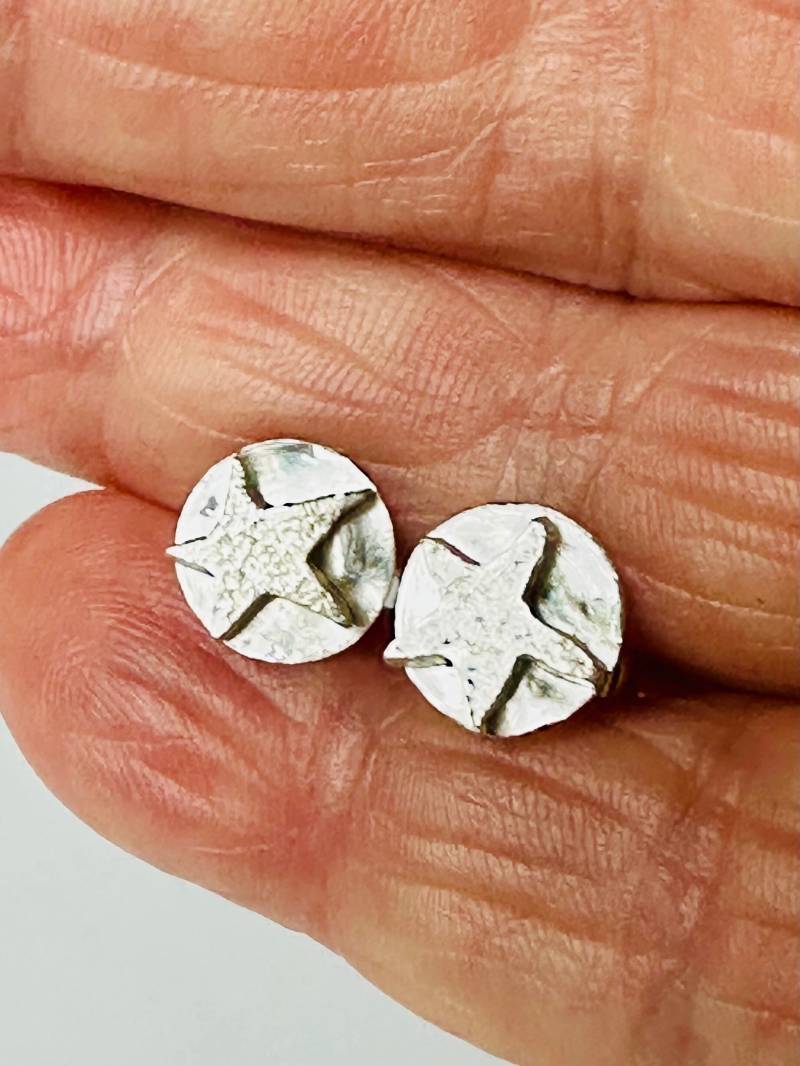 Ohrstecker Aus Silber „stern" von SpinnwebStube