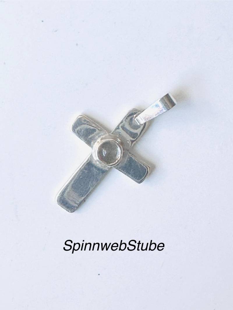 Silberkreuz „Bergkristall" von SpinnwebStube