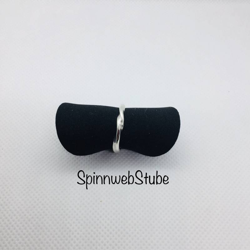 Silberring "Twisted" von SpinnwebStube