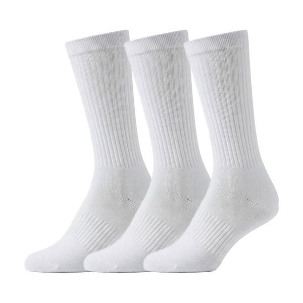 Spino Socks Zeitlose Tennissocken aus Bio-Baumwolle | 3er Pack Weiß von Spino Socks
