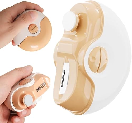 Elektrischer Nagelknipser, Elektrischer Nagelschneider mit Nagelclip-Aufbewahrung, USB Wiederaufladbar Automatischer Nagelknipser für Erwachsene Senioren Babys Kinder, Elektrischer von SpirWoRchlan