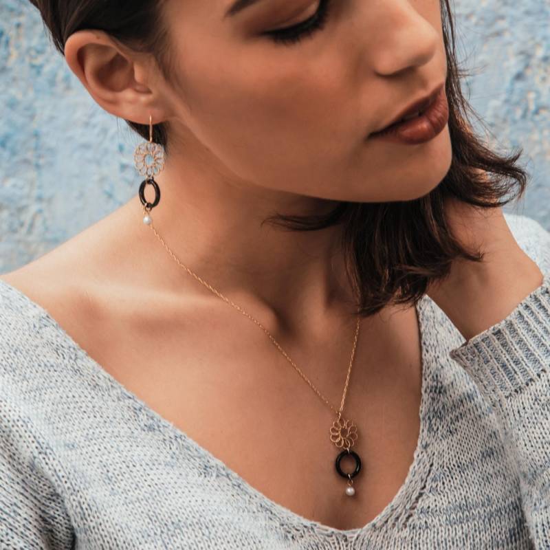 Gold Filled Perlen-statement-Halskette - Handwerklich Gefertigter Schmuck von SpiraJewels