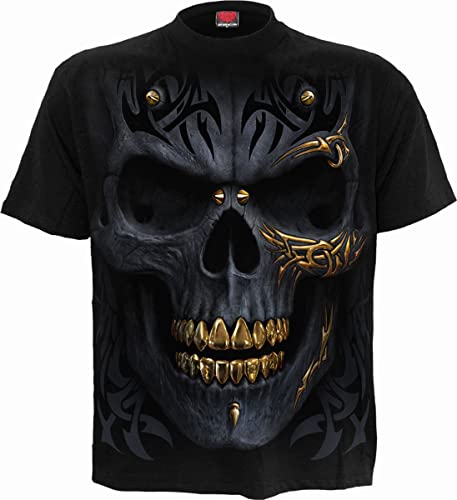 Spiral - Schwarz Gold - T-Shirt Schwarz - XXL von Spiral