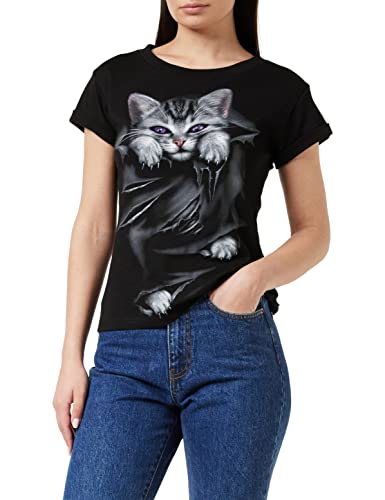 Spiral Bright Eyes Frauen T-Shirt schwarz M 100% Baumwolle Undefiniert Everyday Goth, Gothic von Spiral