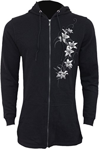 Spiral - Pure of Heart - Damen Hoodie mit durchgehendem Reißverschluss & Schwalbenschwanz - Ärmel mit Reißverschluss - M von Spiral