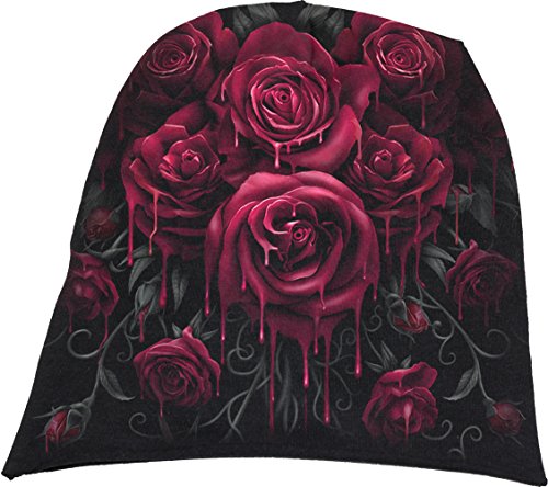 BLOOD ROSE - Light Cotton Beanies Black L von Spiral