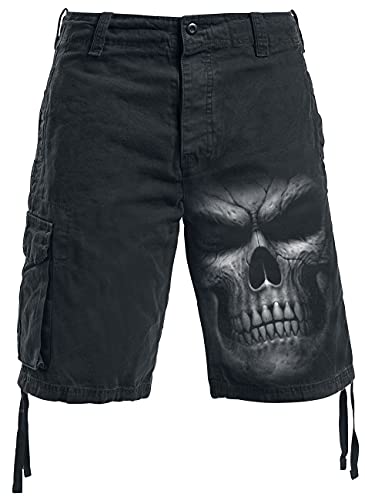 Spiral - Shadow Master - Cargo-Shorts im Vintage-Look - Schwarz - S von Spiral