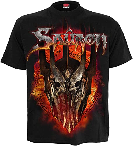 Der Herr der Ringe Sauron Männer T-Shirt schwarz XXL 100% Baumwolle Fan-Merch, Filme von Spiral