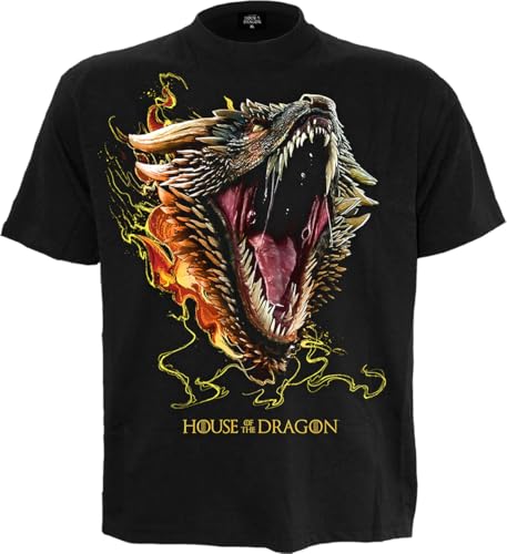 Game Of Thrones House of The Dragon - 2 - Drogon Männer T-Shirt schwarz XL von Spiral