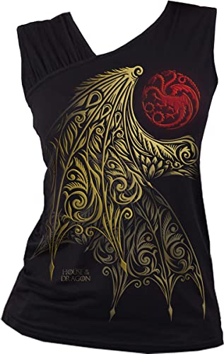 HBO Damen G072-Tops-Sleeveless T-Shirt, Black, S von Spiral