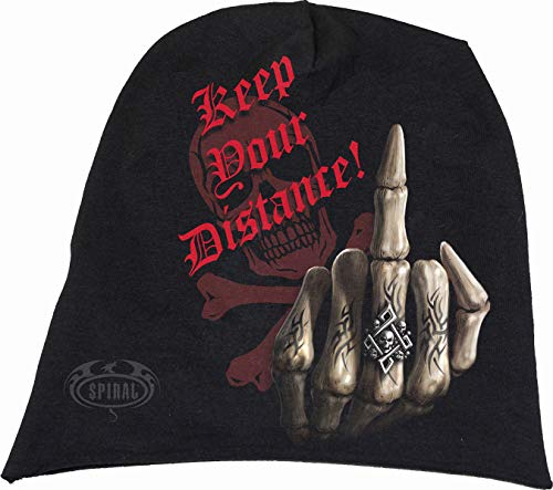 Spiral Bone Finger Unisex Mütze schwarz 95% Baumwolle, 5% Elasthan Gothic, Horror von Spiral