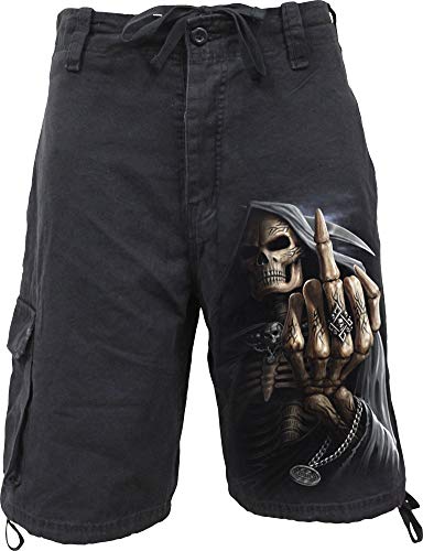 Spiral Bone Finger Männer Short schwarz XL 100% Baumwolle Undefiniert Rockwear von Spiral