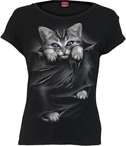 Spiral Bright Eyes Frauen T-Shirt schwarz M 100% Baumwolle Gothic von Spiral