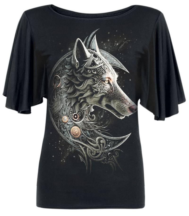 Spiral Celtic Wolf T-Shirt schwarz in 3XL von Spiral