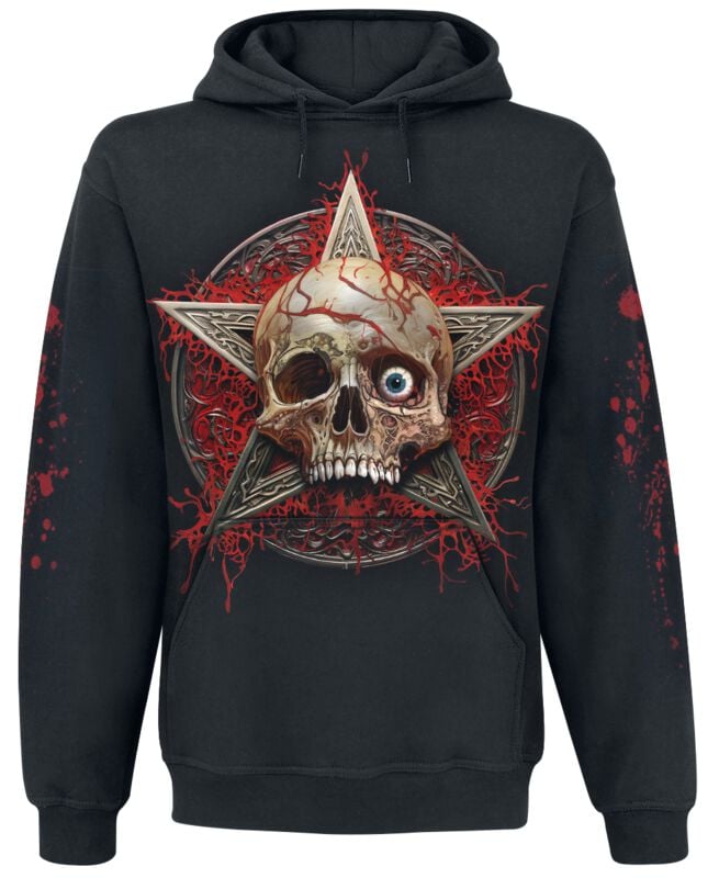 Spiral Creeping Curse - Hoodie Kapuzenpullover schwarz in L von Spiral