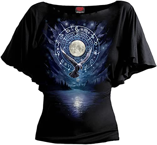 Spiral Witchcraft Frauen T-Shirt schwarz S 95% Viskose, 5% Elasthan Everyday Goth, Gothic, Rockwear von Spiral