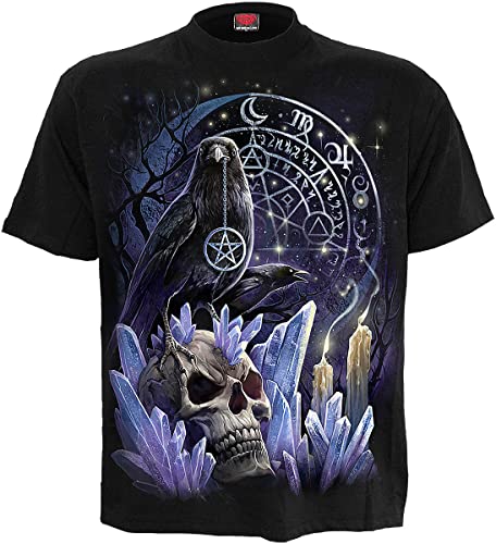 Spiral Dark Death Männer T-Shirt schwarz S 100% Baumwolle Gothic, Horror, Rockwear von Spiral