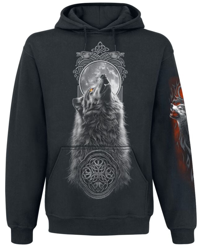 Spiral Darkest Fear Hoodie Kapuzenpullover schwarz in XL von Spiral