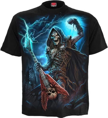 Spiral Dead Metal Männer T-Shirt schwarz M 100% Baumwolle Basics, Horror, Rockwear, Totenköpfe von Spiral