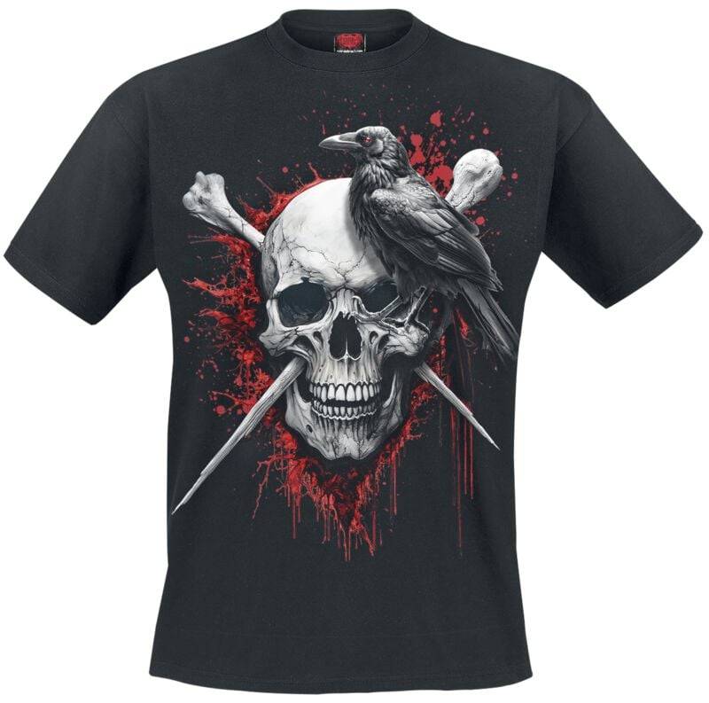 Spiral Death Raven T-Shirt T-Shirt schwarz in XXL Spiral Death Raven T-Shirt T-Shirt schwarz in XXL von Spiral