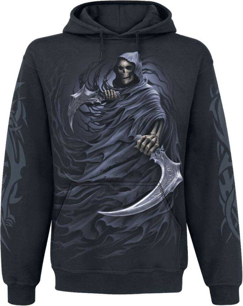 Spiral Double Death Kapuzenpullover schwarz in XL von Spiral