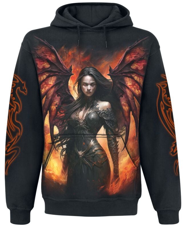 Spiral Draco Queen - Hoodie Kapuzenpullover schwarz in L Spiral Draco Queen - Hoodie Kapuzenpullover schwarz in L von Spiral