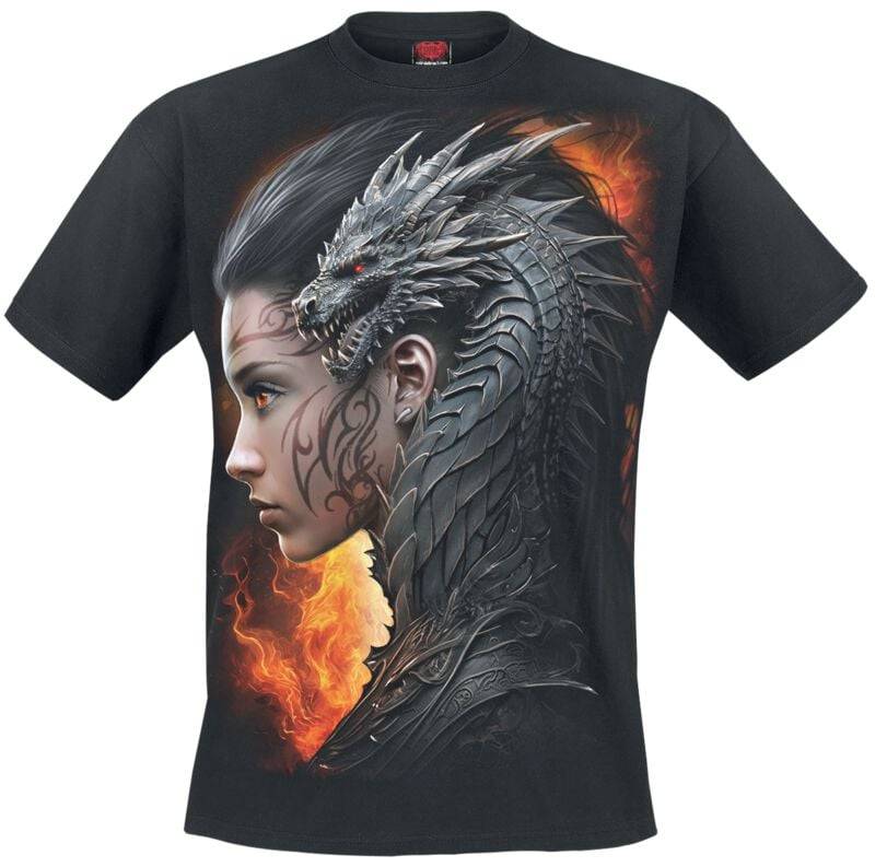 Spiral Draco Queen T-Shirt schwarz in S Spiral Draco Queen T-Shirt schwarz in S von Spiral