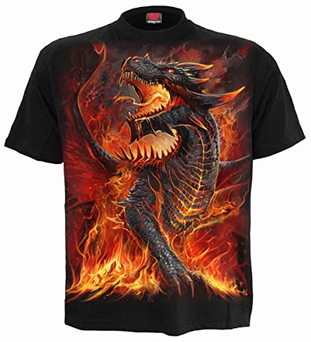 Spiral - Draconis - Kinder T-Shirt - Schwarz - XL von Spiral